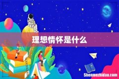 理想情怀是什么