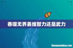 吞噬无界姜维智力还是武力