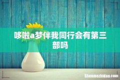 哆啦a梦伴我同行会有第三部吗