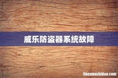威乐防盗器系统故障