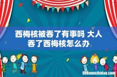 西梅核被吞了有事吗 大人吞了西梅核怎么办
