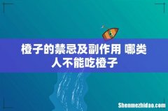 橙子的禁忌及副作用 哪类人不能吃橙子