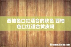 西柚色口红适合的肤色 西柚色口红适合黄皮吗