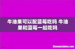 牛油果可以配蓝莓吃吗 牛油果和蓝莓一起吃吗