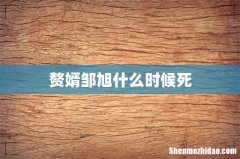 赘婿邹旭什么时候死