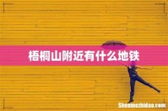 梧桐山附近有什么地铁