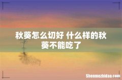 秋葵怎么切好 什么样的秋葵不能吃了