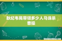 耿纪韦晃带领多少人马诛杀曹操