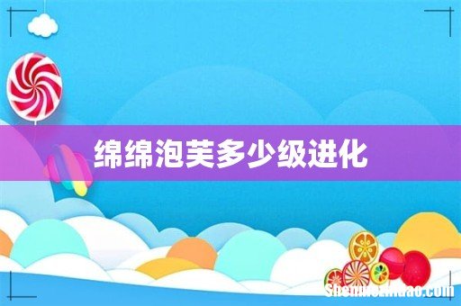 绵绵泡芙多少级进化