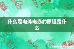 什么是电泳电泳的原理是什么