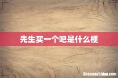先生买一个吧是什么梗