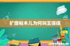 扩廓帖木儿为何叫王保保
