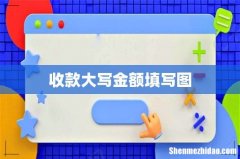 收款大写金额填写图