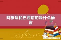 阿根廷和巴西讲的是什么语言