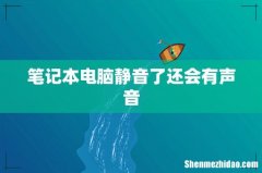 笔记本电脑静音了还会有声音